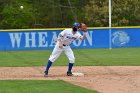 Baseball vs CGA  Wheaton College Baseball vs Coast Guard Academy during game one of the NEWMAC semi-finals playoffs. - (Photo by Keith Nordstrom) : Wheaton, baseball, NEWMAC